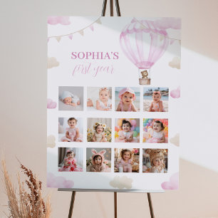 Aniversário do Balão de Ar Quente 12 Foto Poster