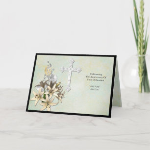 Aniversário do Cartão de Ordenação Personaliza