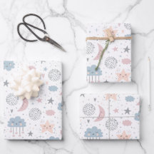 Aniversário do Chá de fraldas das Nuvens da Lua St