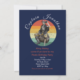 Aniversário do Convite Pirata