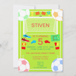 Aniversário do Esporte Convite Colorido
