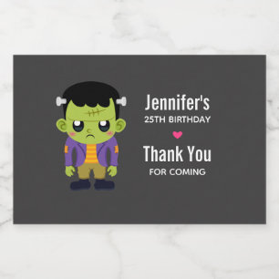 Aniversário do Halloween do Monstro Verde Frankens