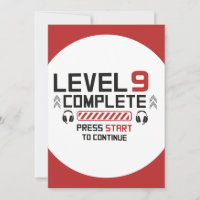 Aniversário do Jogador Dois Convite Lados