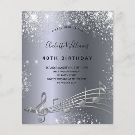 Aniversário do orçamento, a música prateada anota