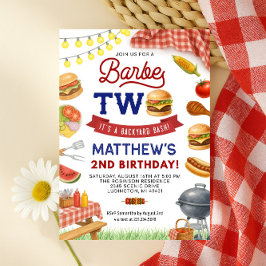 Aniversário do segundo aniversário de Convite para