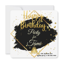Aniversário Dourado & Preto