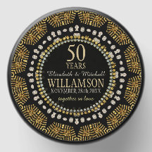 Aniversário Dourado Tribal Sun Black