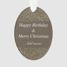 aniversário e Enfeites de natal em duas ocasiões