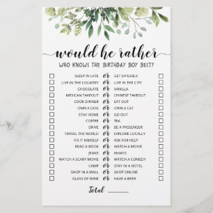 Aniversário Ele iria Preferencialmente jogo