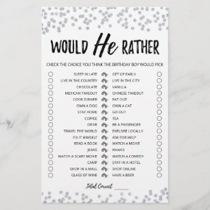 Aniversário Ele iria Preferencialmente jogo edit