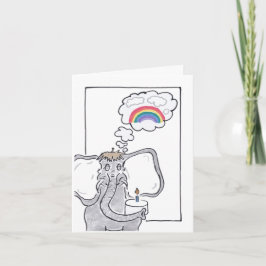 Aniversário Elefante, Memórias Cartão Saudável