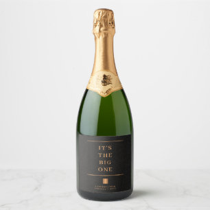 Aniversário elegante de ouro negro personalizado