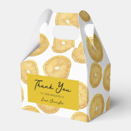 Aniversário Obrigado A Favor Das Caixas (Limão)