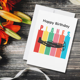 Aniversário P-51 Avião Vintage Retro Militar