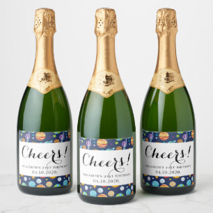 Aniversário - Padrão Espacial, Planetas, Astrono