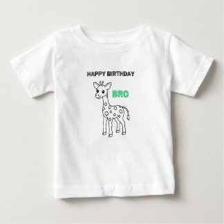Aniversário para camiseta infantil