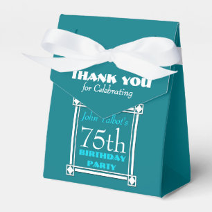 Aniversário Personalizado Obrigado Caixa de Favor