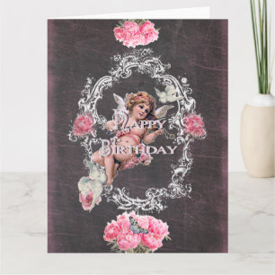 Aniversário - Quadro Preto - Cartão Saudável