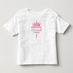 ANIVERSÁRIO REAL – Camiseta Princesa com Nome Pers