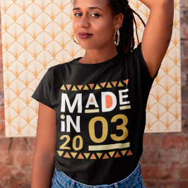 Aniversário - Retrô Personalizado Feito Em T-Shirt