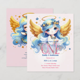 Anjo 1º Aniversário Conto de Fadas Magia Aniversár