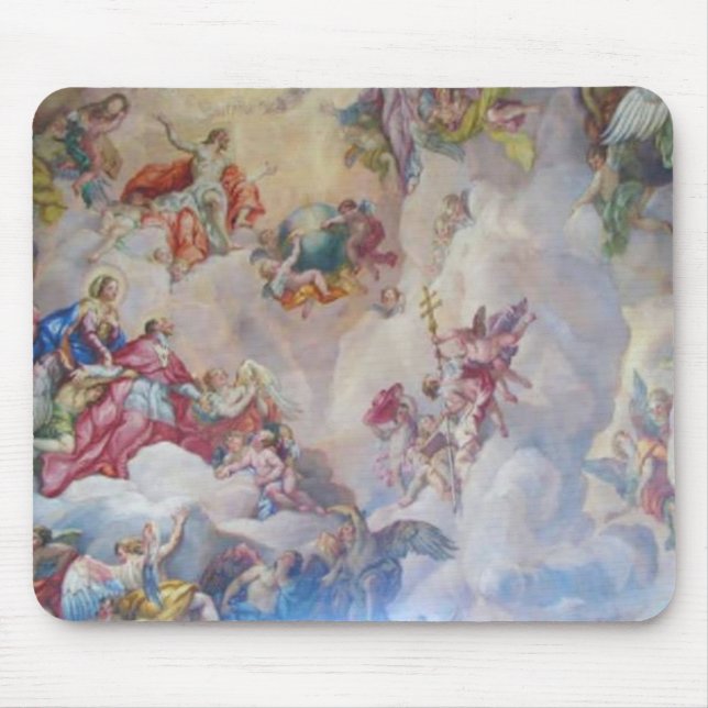 Anjo-da-guarda Mousepad (Frente)