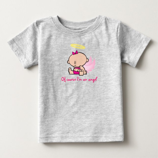 Anjo da menina T-Shirt (Frente)