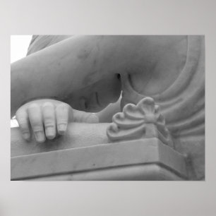 "Anjo de luto" Impressão preto e branco