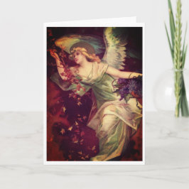 Anjo de Natal para cartão de Natal ou qualquer out