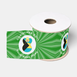 Anjo de Natal Personalizado com Bandeira das Baham