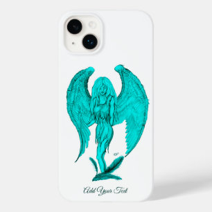 Anjo, desenho preto e verde