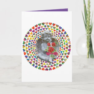 Anjo do Cartão de Saudação do dia de os namorados