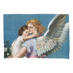 Anjo do poster vintage da paz restaurado