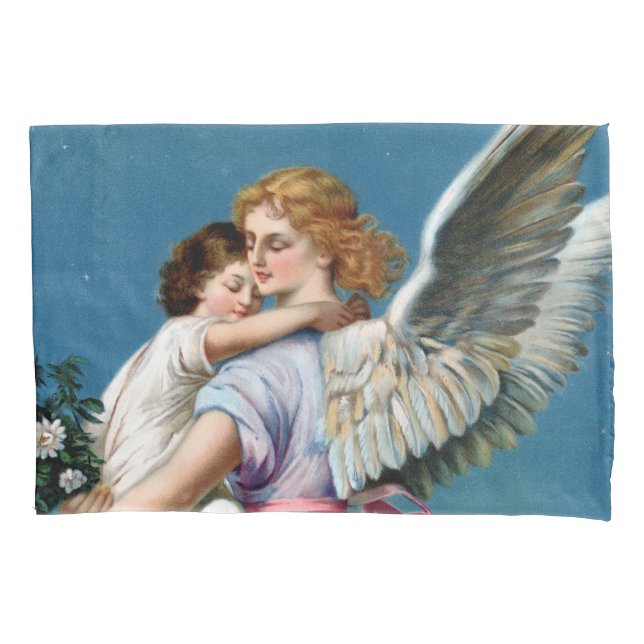 Anjo do poster vintage da paz restaurado (Frente)
