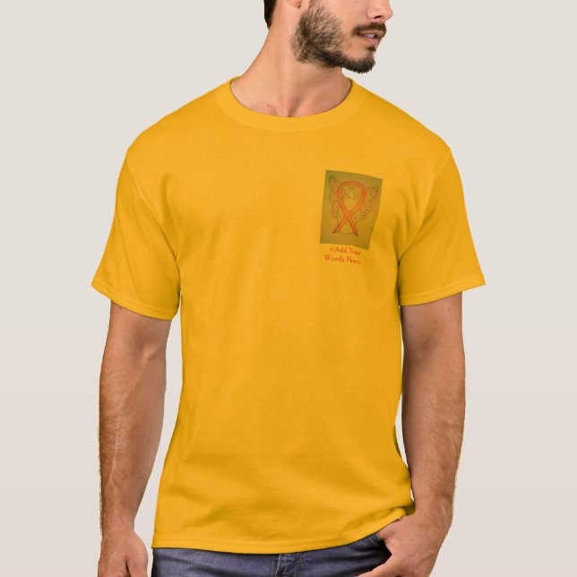 Anjo Dourado Causa Conhecimento A Camisas Personal (Frente)