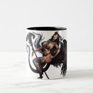 Anjo escuro de "Helchen", caneca