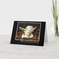 Anjo Guardião do Cartão de condolências Holandês