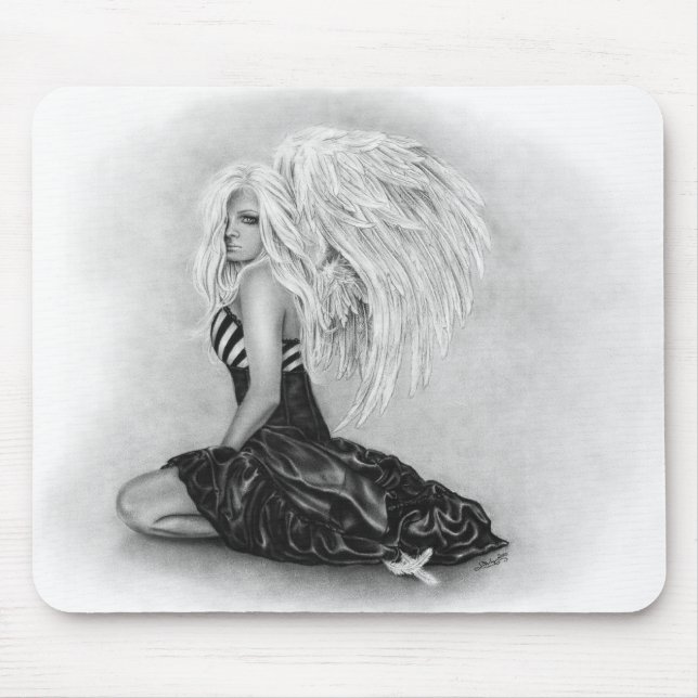 Anjo imperfeito Mousepad (Frente)