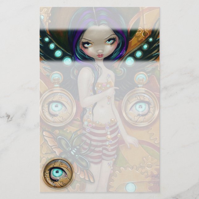 "Anjo mecânico artigos de papelaria de III" (Frente)