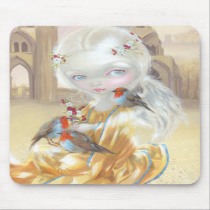 "Anjo na abadia" Mousepad de Glastonbury