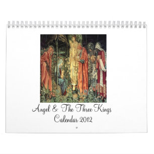 Anjo & os três reis 2012 calendário