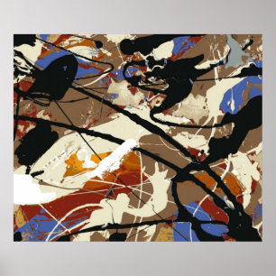 Anjo Preto - Poster de Belas Artes Expressionista 