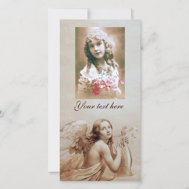 ANJO QUE JOGA LYRA SOBRE AS NUVENS (Frente)