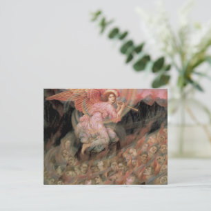 Anjo Tocando para as Almas no Inferno por Evelyn D