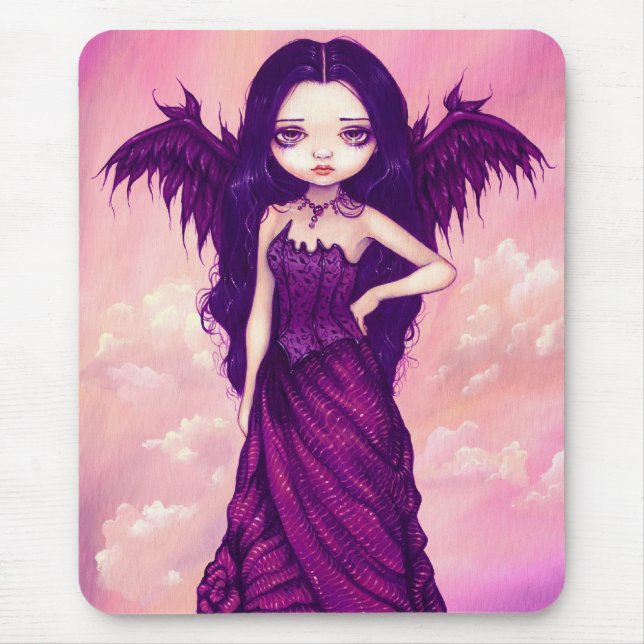 "Anjo violeta" Mousepad (Frente)
