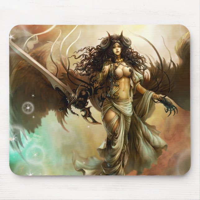 Anjos escuros de Azmodeus, Mousepad (Frente)