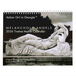 Anjos Melancólicos - Calendário de 12 Meses de 202