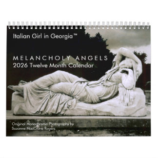 Anjos Melancólicos - Calendário de 12 Meses de 202