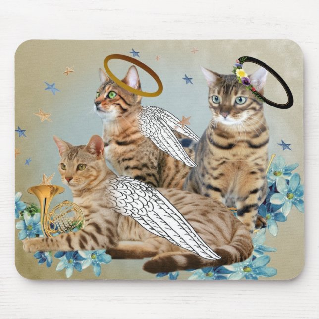 Anjos perfeitos Mousepad de Bengal (Frente)