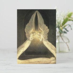 Anjos Vintage pairando sobre o Cristo de Jesus